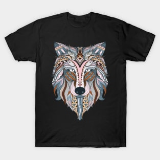 Boho Wolf art T-Shirt